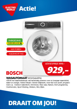 Bosch Wasautomaat WGH246A9NL