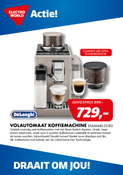Delonghi volautomaat koffiemachine EXAM440.55.BG