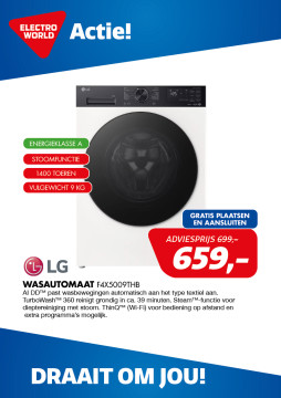 LG WASAUTOMAAT F4X5009THB