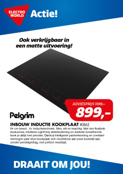 Pelgrim INBOUW Inductie kookplaat IK862
