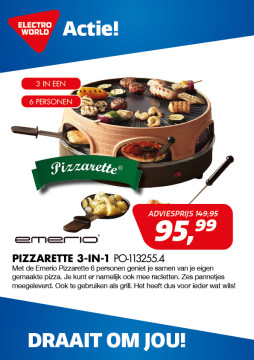 Emerio Pizzarette 3-in-1 PO-113255.4