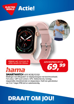 Hama SMARTWatch 6010 rose/gold