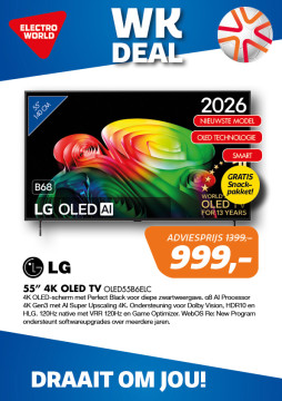 LG 55 inch 4K OLED TV OLED55B6ELC