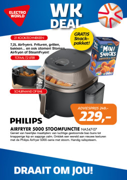 Philips Airfryer 5000 Stoomfunctie NA547-07