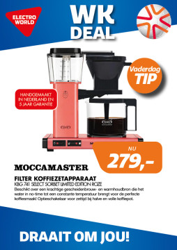 Moccamaster KBG 741 Select Sorbet Limited Edition Roze