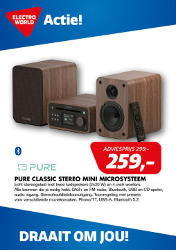 Pure Classic Stereo Mini microsysteem