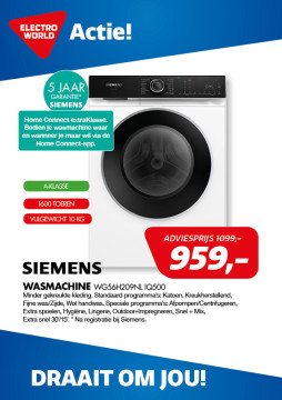 Siemens Wasmachine WG56H209NL