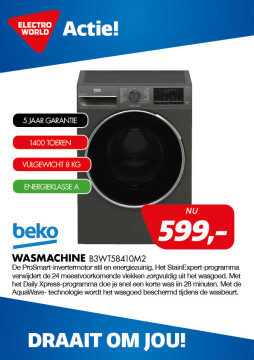 Beko wasmachine B3WT58410M2