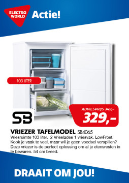 SB Vriezer tafelmodel SB4065