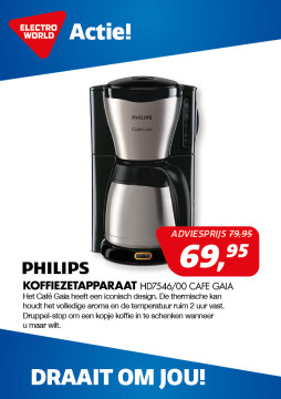 Philips Koffiezetapparaat HD7546/00 CAFE GAIA