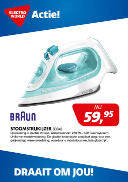 Braun Stoomstrijkijzer SI3043