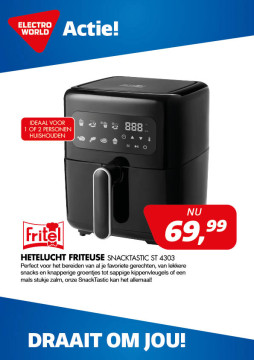 Fritel Hetelucht friteuse SnackTastic ST 4303