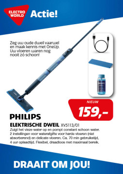 Philips Elektrische dweil XV5113/01