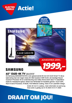 Samsung 65inch OLED 4K TV QE65S92