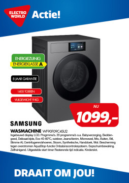 Samsung wasmachine WF90F09C4SU2
