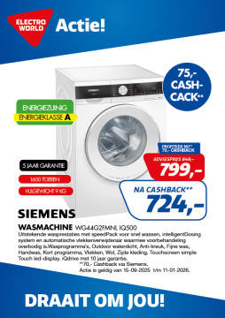 Siemens Wasmachine WG44G2FMNL iQ500