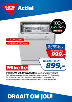 Miele INBOUW vaatwasser G 5663 SCVi Excellence