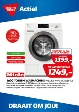 Miele Wasautomaat WEC395 WPS Excellence