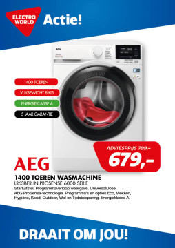 AEG Wasmachine LR63BERLIN PROSENSE 6000 SERIE