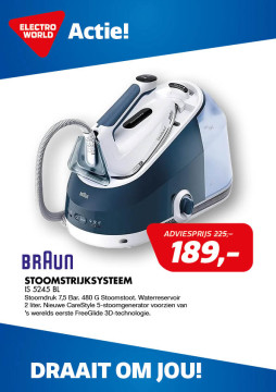 Braun stoomstrijksysteem IS 5245 BL