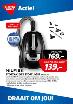 Nilfisk Stofzakloze stofzuiger Meteor