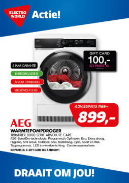 AEG warmtepompdroger TR86TRIER 8000 SERIE ABSOLUTE CARE