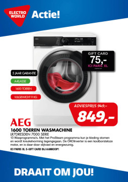 AEG Wasmachine LR7DRESDEN 7000 serie