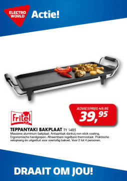 Fritel Teppanyaki bakplaat TY 1485